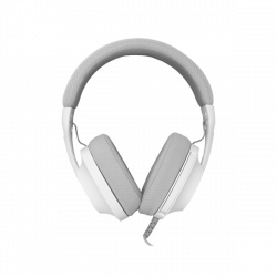 WHITE SHARK PARROT-W/G, GH-2440W/G, gamer fejhallgató, fehér/szürke