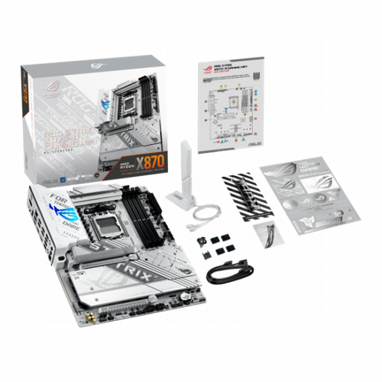 ASUS Alaplap AM5 ROG STRIX X870-A GAMING WIFI AMD X870, ATX