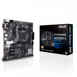 ASUS Alaplap AM4 PRIME A520M-E/CSM AMD A520, mATX