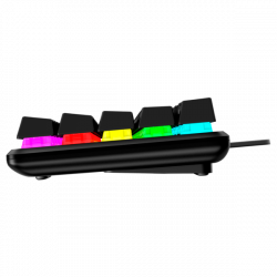 HP HYPERX vezetékes mechanikus gaming billentyűzet Alloy Origins 65 RGB türkiz switch - amerikai lokalizáció