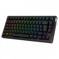 HP HYPERX vezeték nélküli mechanikus gaming billentyűzet Alloy Rise 75 piros switch - amerikai lokalizáció