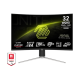 MSI Monitor GAMING MAG 325CQRF QD E2 31,5" Ívelt Rapid VA WQHD 2560x1440, 16:9 180Hz 0,5ms 3500:1, 2x HDMI, DP, USB-C