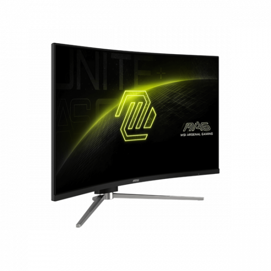 MSI Monitor GAMING MAG 325CQRF QD E2 31,5" Ívelt Rapid VA WQHD 2560x1440, 16:9 180Hz 0,5ms 3500:1, 2x HDMI, DP, USB-C