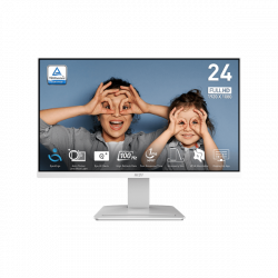 MSI Monitor Business PRO MP2412W 23,8" FHD, 1920x1080, IPS, 100Hz, 4000:1 CR, 300cd/m2, 1ms, HDMI,  DP, White