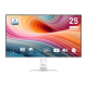 MSI Monitor Business PRO MP251W E2 24,5" FHD, 1920x1080, IPS, 120Hz, 1500:1 CR, 300cd/m2, 1ms, HDMI, DP, VGA, White
