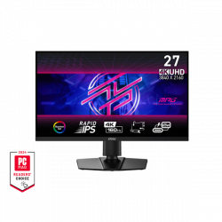 MSI Monitor GAMING MPG 274URF QD 27" Rapid IPS UHD 3840x2160, 16:9, 160Hz, 1000:1, 0.5ms, 2x HDMI, DP, USB-C, Black