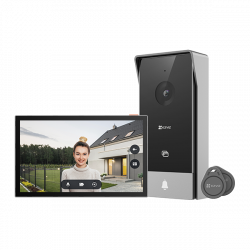 EZVIZ HP5 színes video kaputelefon, 7 hüvelykes átmérő, távoli nyitás, 2 vezeték, beépített csengő, kétirányú beszéd