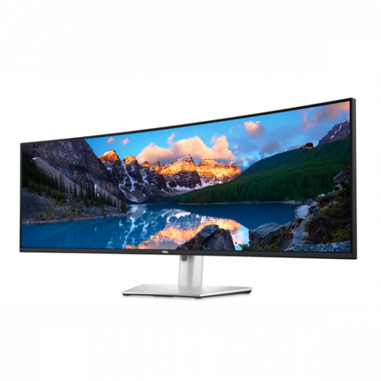 DELL LED IPS Curved Monitor 49" U4924DW 5120 x 1440, 2000:1, 350cd, 8ms,HDMI, DP, USB-C, fekete