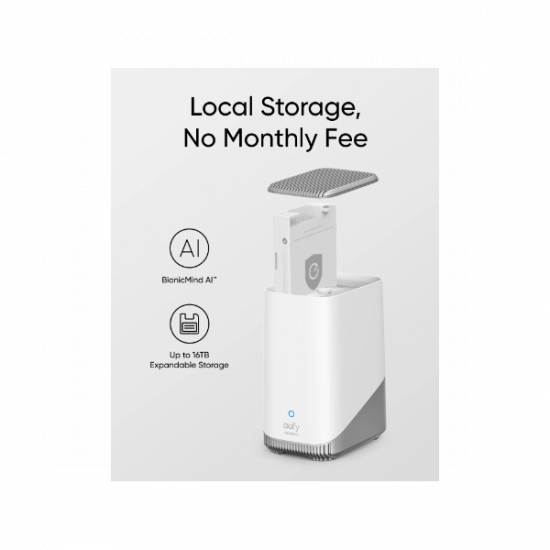 ANKER EUFYCAM S3 Pro Biztonsági Kamera Rendszer (2+1) 4K UHD, Beépített Napelem, BionicMind, kültéri - T88923W1