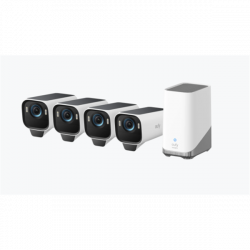 ANKER EUFYCAM S3 Pro Biztonsági Kamera Rendszer (4+1) 4K UHD, Beépített Napelem, BionicMind, kültéri - T88943W1