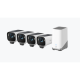 ANKER EUFYCAM S3 Pro Biztonsági Kamera Rendszer (4+1) 4K UHD, Beépített Napelem, BionicMind, kültéri - T88943W1