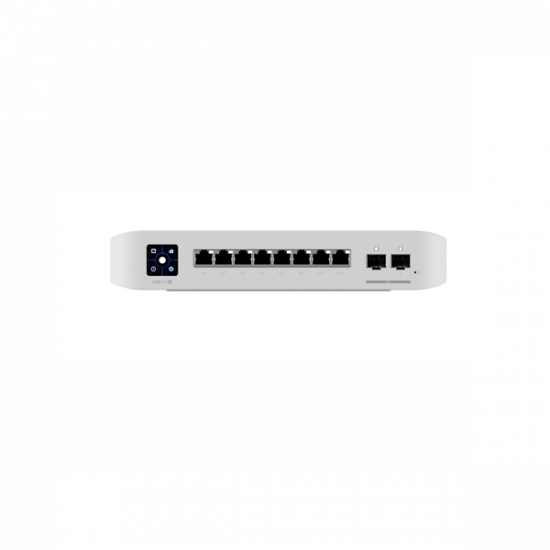 UBiQUiTi Switch 8x1000Mbps (6xPOE+ 2xPOE++ 120W) + 2x10Gbbps SFP+, Menedzselhető, Asztali - USW-PRO-8-POE
