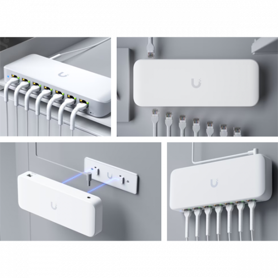 UBiQUiTi Ultra Switch 8x1000Mbps (7xPOE+ 60W), Menedzselhető, Asztali - USW-Ultra-60W
