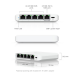 UBiQUiTi Switch 5x2500Mbps, Menedzselhető, Asztali - USW-Flex-2.5G-5