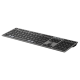 HP vezeték nélküli billentyűzet, többeszközös 720 - fekete