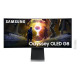 SAMSUNG Ívelt Gaming OLED monitor 34" G85SD, 3440x1440, 21:9, 250cd/m2, 0.03ms, DP/HDMI/WiFi/BT, hangszóró, távirányító