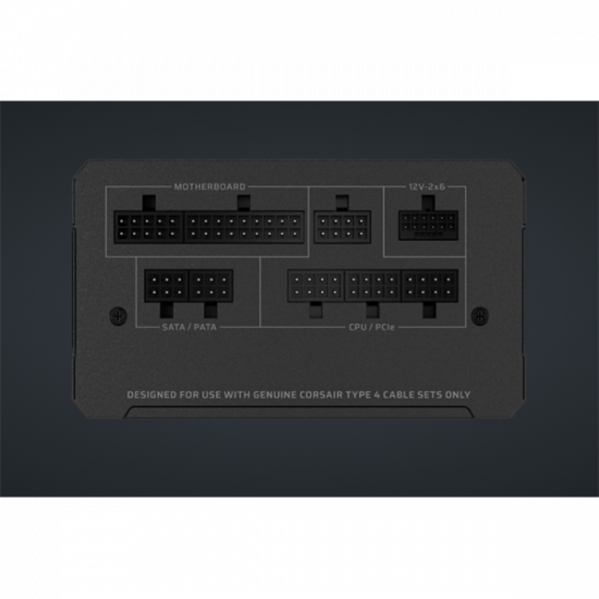 CORSAIR Tápegység Moduláris, RM1000e, 1000W, 12cm, ATX 3.1, PCIe 5.1, BOX, Cybenetics Gold