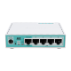 MIKROTIK Vezetékes Router hEX refresh 5x1000Mbps, Menedzselhető, Asztali - E50UG