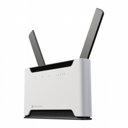 MIKROTIK Wireless Router DualBand, 5x1000Mbps, Chateau PRO ax, WiFi6, Asztali - H53UiG-5HaxQ2HaxQ