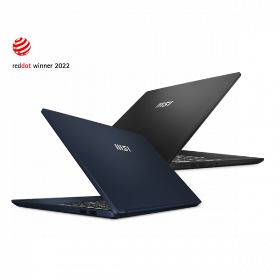 MSI Business NB Modern 15 B7M-455, 15.6" FHD, Ryzen 5 7430U, 16GB, 512GB M.2, INT, NOOS, Fekete