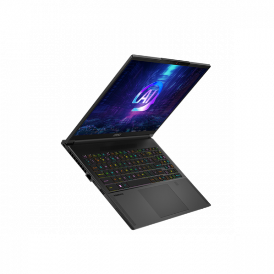 MSI Gaming NB Stealth A16 AI+ A3XWHG-027, 16" QHD+ OLED, Ryzen AI 9 HX 370, 32GB, 2TB, RTX 5070 TI 12GB, Win11H, Fekete