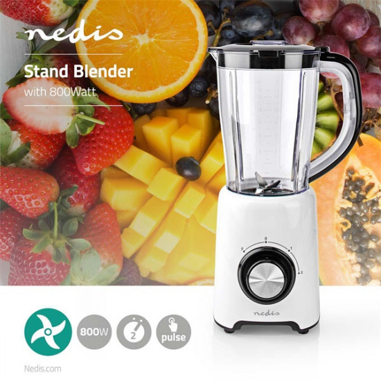 Nedis KABL300CWT álló mixer, 800W, 1,5L űrtartalom, folyamatos / impulzus működés
