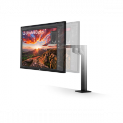 LG IPS monitor 31.5" 32UN880K, 3840x2160, 16:9, 350cd/m2, 5ms, HDMIx2/DisplayPort/USB-C/USBx2, Pivot, hangszóró