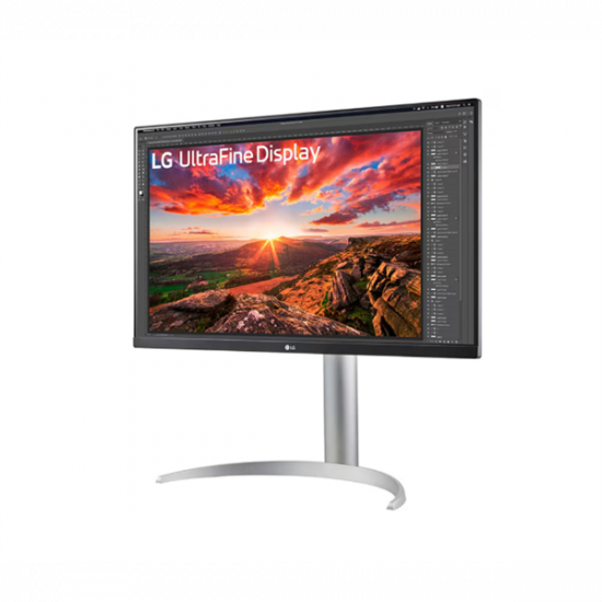 LG IPS monitor 27" 27UP850K, 3840x2160, 16:9, 400cd/m2, 5ms, HDMIx2/DisplayPort/USBx2/USB-C, hangszóró