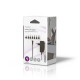 Nedis ACPA003 univerzális AC-DC tápegység, állítható 9V-24V, 24W, 1 - 1,5A, 6 cserélhető táp dugó