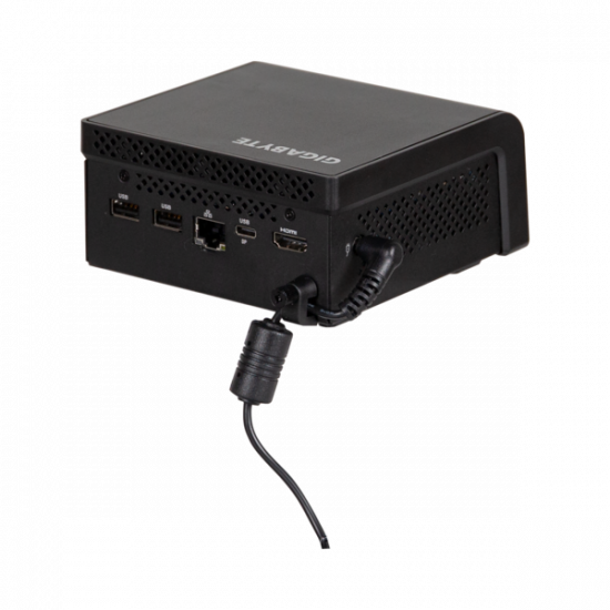 GIGABYTE PC BRIX, Intel N-series N150 3.6GHz, HDMI, 2xDisplayport, LAN, WIFI, BT, 2.5" HDD hely, 3xUSB