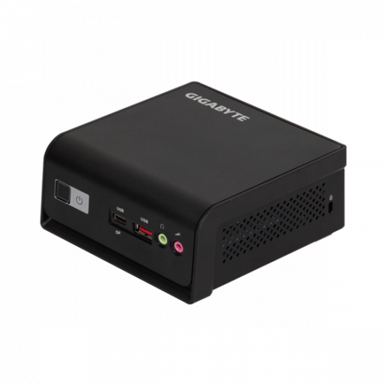 GIGABYTE PC BRIX, Intel N-series N150 3.6GHz, HDMI, 2xDisplayport, LAN, WIFI, BT, 2.5" HDD hely, 3xUSB