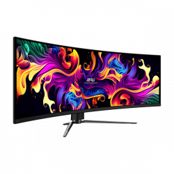 MSI Monitor GAMING MPG 491CQPX QD-OLED Ívelt 49" 5120x1440, 32:9, 1800R, 0,03ms, 240Hz, 2x HDMI, DP, USB-C, Black