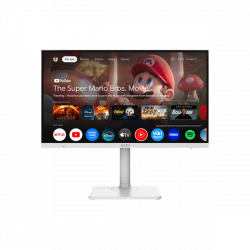 MSI Monitor Business Modern MD272UPSW 27" UHD, 3840x2160, 60Hz, IPS, 4ms, HDMI, DP, USB-C, White - SMART