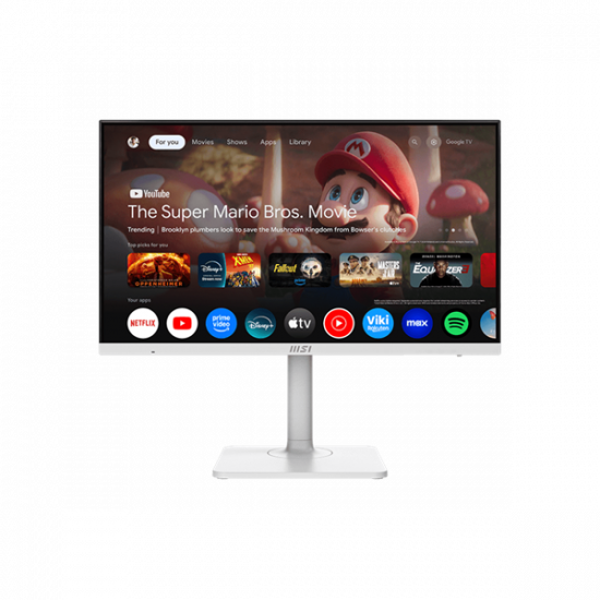 MSI Monitor Business Modern MD272UPSW 27" UHD, 3840x2160, 60Hz, IPS, 4ms, HDMI, DP, USB-C, White - SMART