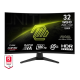 MSI Monitor GAMING MAG 325CQF Ívelt RapidVA 31,5" QHD 2560x1440, 4000:1 CR, 400nits, 1ms, 180Hz, DP, 2x HDMI, USB-C
