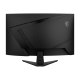 MSI Monitor GAMING MAG 325CQF Ívelt RapidVA 31,5" QHD 2560x1440, 4000:1 CR, 400nits, 1ms, 180Hz, DP, 2x HDMI, USB-C