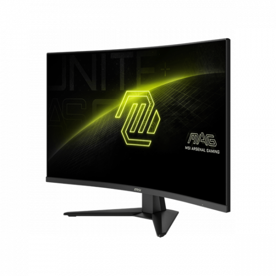 MSI Monitor GAMING MAG 325CQF Ívelt RapidVA 31,5" QHD 2560x1440, 4000:1 CR, 400nits, 1ms, 180Hz, DP, 2x HDMI, USB-C