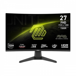 MSI Monitor GAMING MAG 276CF E20 27" Rapid VA FHD 1920x1080 16:9, 4000:1, 280Hz 2x HDMI, DP, Black