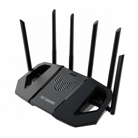 ASUS Wireless Router Dual Band BE6500 1xWAN(2.5Gbps) + 3xLAN(2.5Gbps) + 1xUSB, TUF-BE6500