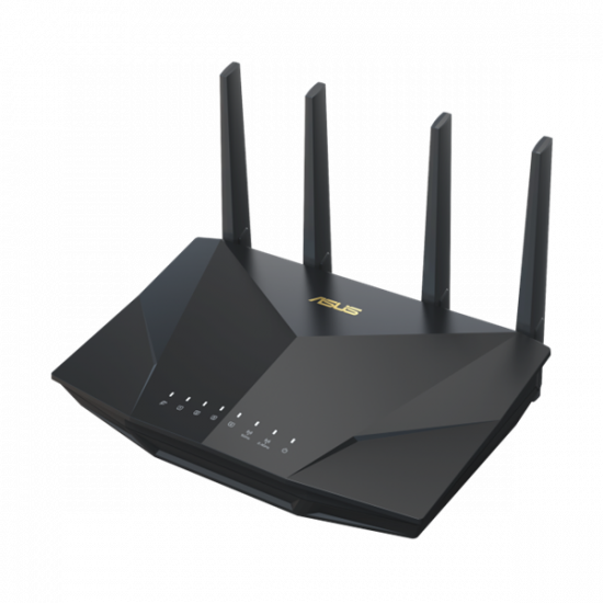 ASUS Wireless Router Dual Band AX5400 1xWAN(1000Mbps) + 4xLAN(1000Mbps) + 1xUSB, RT-AX5400