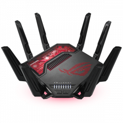ASUS Wireless Router Tri Band BE19000 2xWAN(1x10Gbps,1x2.5Gbps) + 5xLAN(1x10Gbps,3x2.5Gbps,1x1Gbps) + 2xUSB, GT-BE19000
