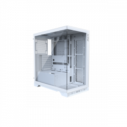 ADATA XPG Ház Midi ATX Invader X, 5x120mm RGB ventilátor, Tápegység nélkül, üvegfalú, fehér