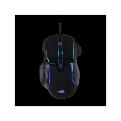 BARACUDA BGM-071B PIRANHA-B fe/ 7200 dpi 7D gamer egér, RGB
