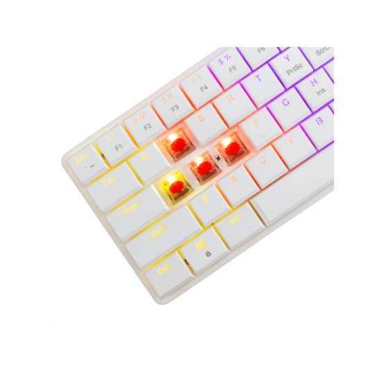 WHITE SHARK NAGAMAKI-W/R-US WS GK-006211-W/R-US  mech.bill. fehér,piros sw.61, angol