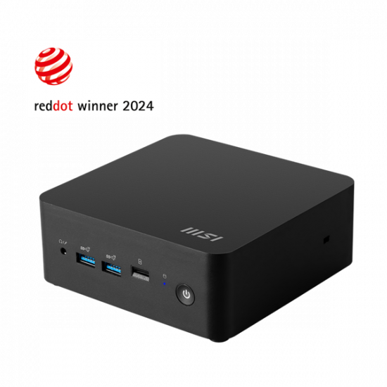 MSI Business DT Cubi NUC 1M-249BEU, Core 7 150U, DDR5, NVME, 2,5", AX+BT5.3, Thunderbolt4 x2, RJ45 x2, HDMI x2, Black