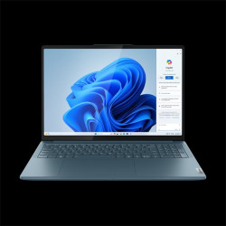 LENOVO Yoga Pro 9 16IAH10, 16.0" 2.8K, Intel Ultra 7 255H, 32GB, 1TB SSD, nV RTX5060 8GB, Win11 Home, Tidal Teal
