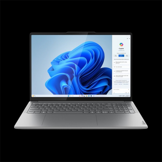 LENOVO Yoga Pro 9 16IAH10, 16.0" 3.2K Touch, Intel Core U9 285H, 64GB, 1TB SSD, nV RTX5070 8GB, Win11 Home, Luna Grey
