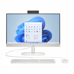 HP AIO 24-cr0008nn 23.8" FHD AG IPS, Core i3-N300 2.4GHz, 8GB, 512GB SSD, Win 11, fehér