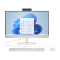 HP AIO 24-cr0008nn 23.8" FHD AG IPS, Core i3-N300 2.4GHz, 8GB, 512GB SSD, Win 11, fehér