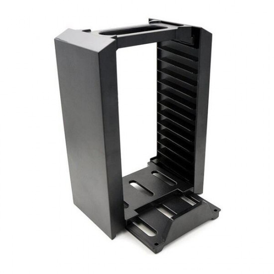 FROGGIEX PS4 Kiegészítő Töltő állomás + Játék tartó Fekete, FX-P4-C1-B